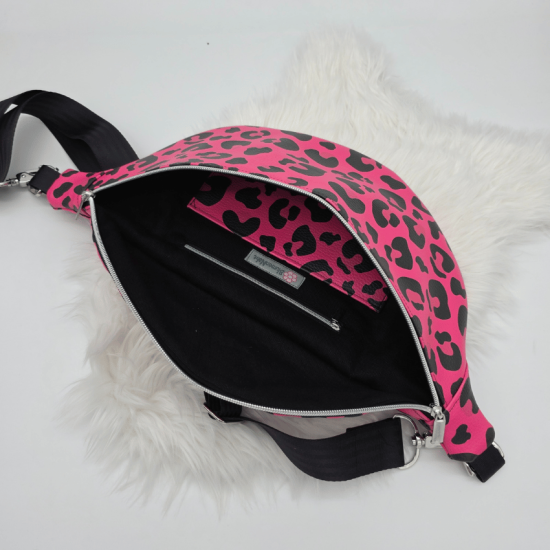 Gürteltasche / Crossbody Bag Junis - pinker Leo